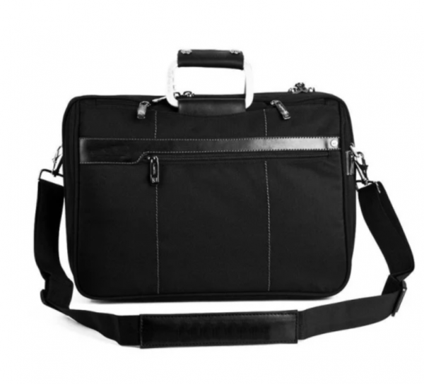 Tas kerja messenger dengan detail metalik